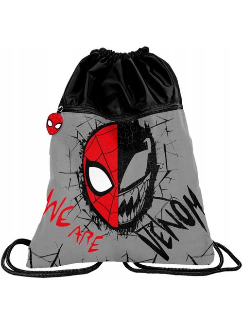 Sac de natation à cordon SPIDERMAN 45 cm – poche zippée - Kiabi Sac de natation à cordon SPIDERMAN 45 cm – poche zippée - Kiabi