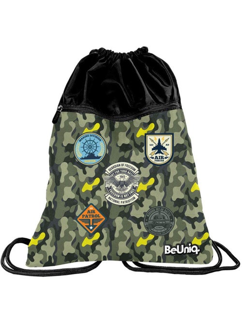 Sac de piscine à cordon style militaire 45 cm camouflage jaune - CMP - Kiabi