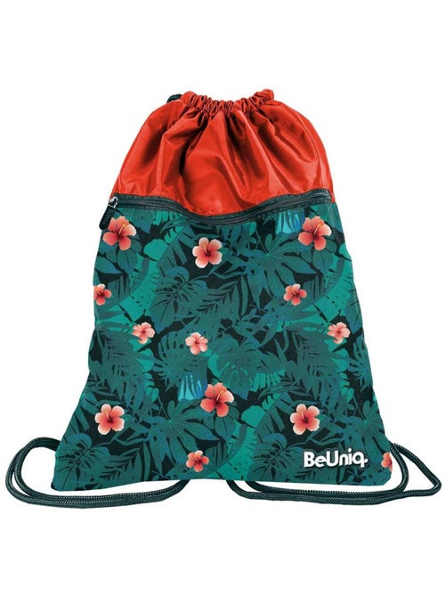 Sac de plage à cordon floral 45 cm avec poche zippée CMP - Kiabi