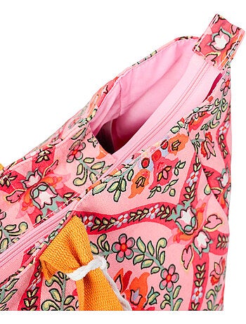 Sac de plage pompom