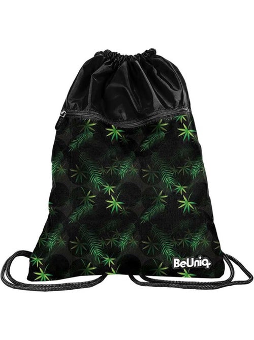 Sac de sport à cordon CMP vert à motif feuilles botaniques 45 cm - Kiabi