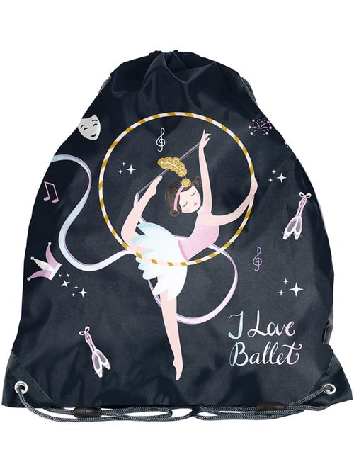 Sac de sport à cordon Paso pour chaussures ballerine 38 x 34 cm - Kiabi