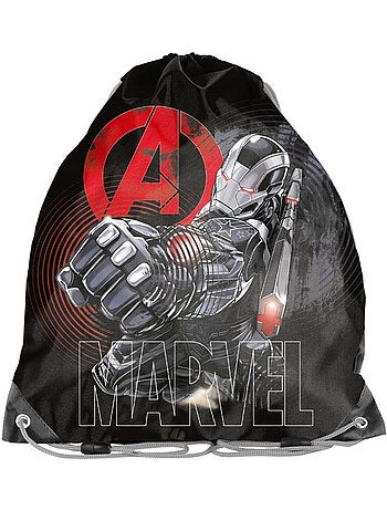 Sac de sport à dos Avengers 'Iron-Man' en tissu imprimé 38 x 34 cm – Paso