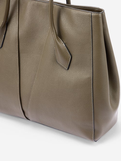 Sac forme cabas en simili - Kiabi