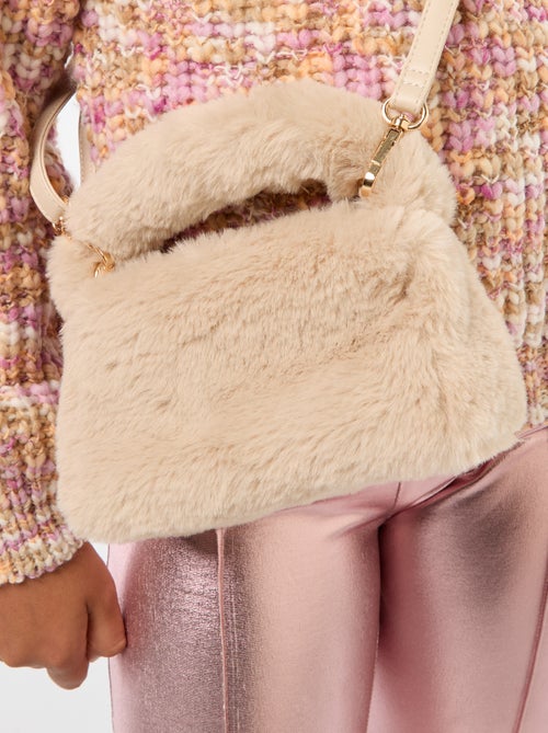 Sac imitation fausse fourrure - Kiabi Sac imitation fausse fourrure - Kiabi