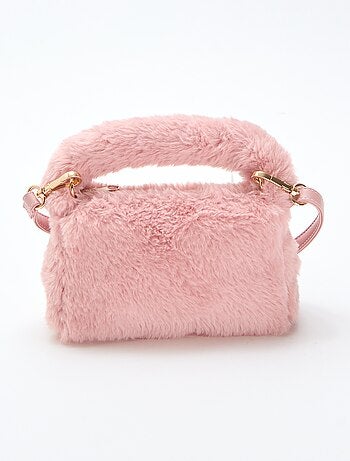 Sac imitation fausse fourrure