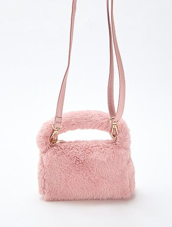 Sac imitation fausse fourrure