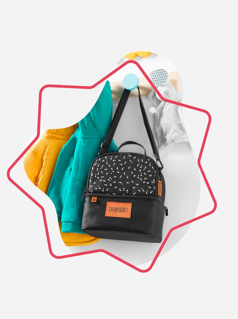 Sac isotherme 'Badabulle' Noir - Kiabi