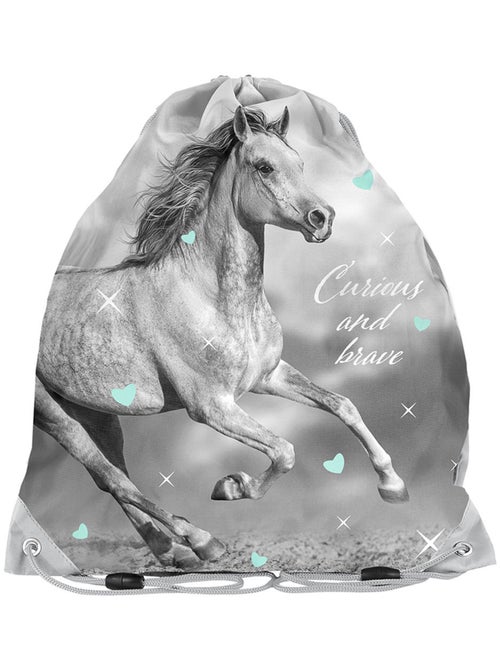 Sac piscine à cordon cheval Brave 38 cm – - Kiabi Sac piscine à cordon cheval Brave 38 cm – - Kiabi