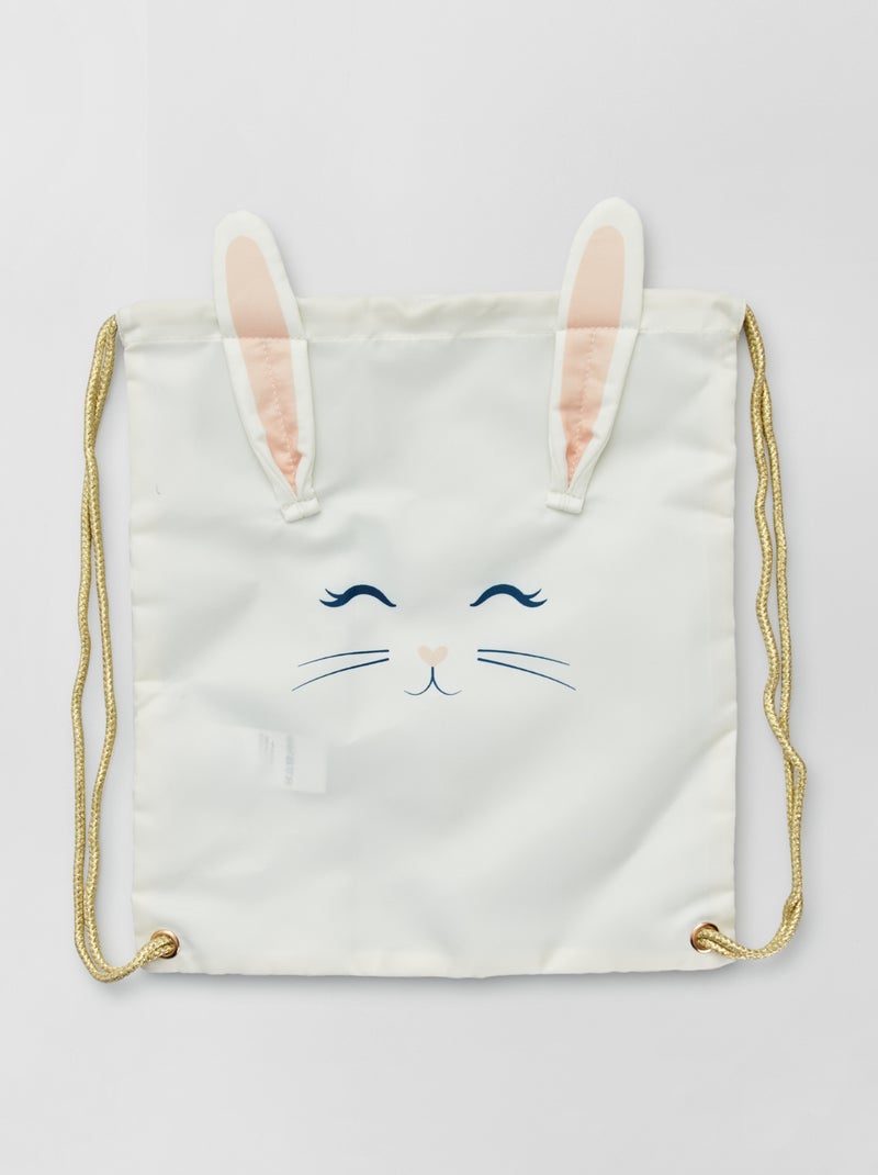 Sac piscine imprimé blanc - Kiabi