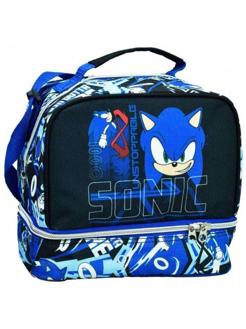 Sac repas isotherme Sonic en tissu motif hérisson - Kiabi Sac repas isotherme Sonic en tissu motif hérisson - Kiabi