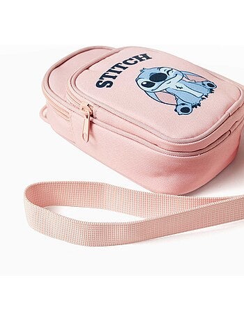 Sac téléphone avec imprimé stitch et bandoulière réglable
