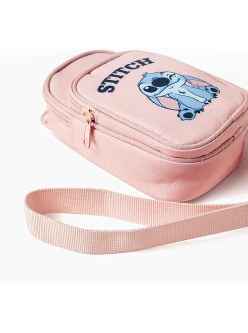 Sac téléphone avec imprimé Stitch et bandoulière réglable - Kiabi