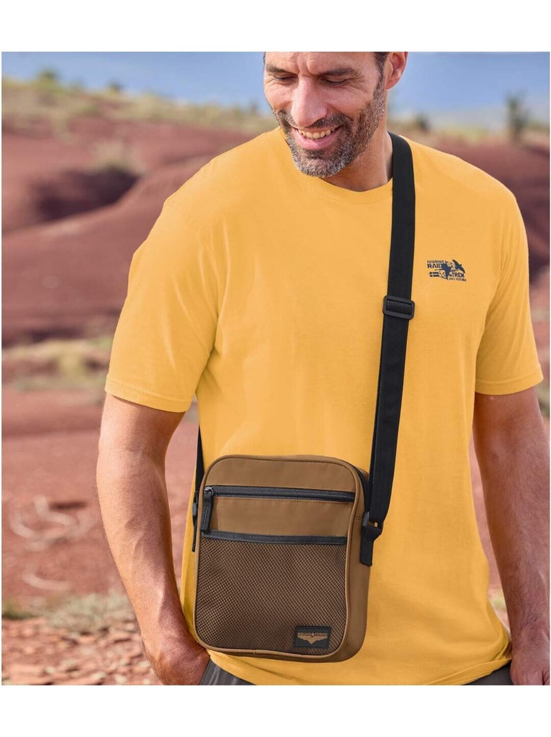 Sacoche Holster Squad Force   - ATLAS FOR MEN Camel - Kiabi