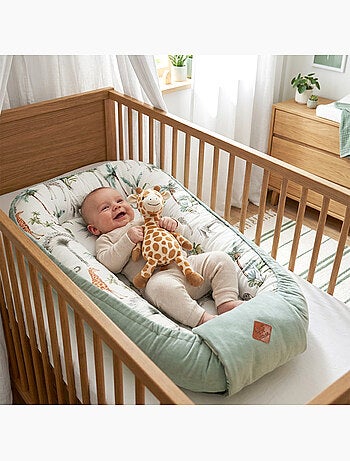 Safari gewatteerd babynest bedverkleiner