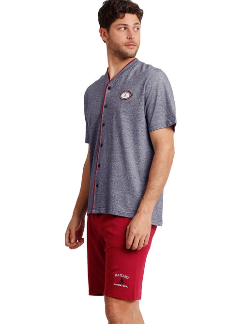 Sailing antonio pyjamashort shirt miro - Kiabi Sailing antonio pyjamashort shirt miro - Kiabi
