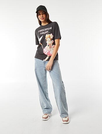 'Sakura'-T-shirt met korte mouw