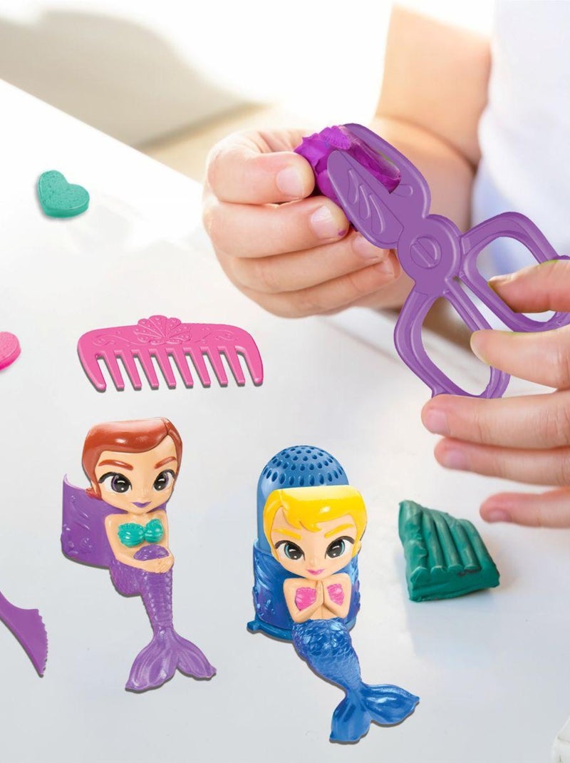Salon de coiffure pour sirènes en pâte à modeler douce et malléable N/A - Kiabi