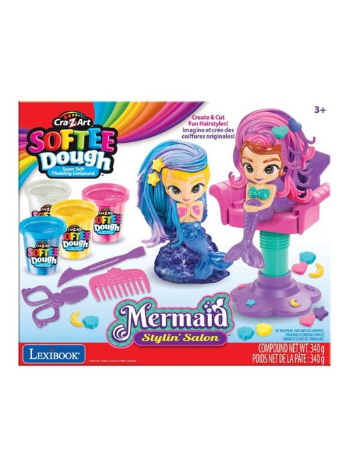Salon de coiffure pour sirènes en pâte à modeler douce et malléable - Kiabi Salon de coiffure pour sirènes en pâte à modeler douce et malléable - Kiabi