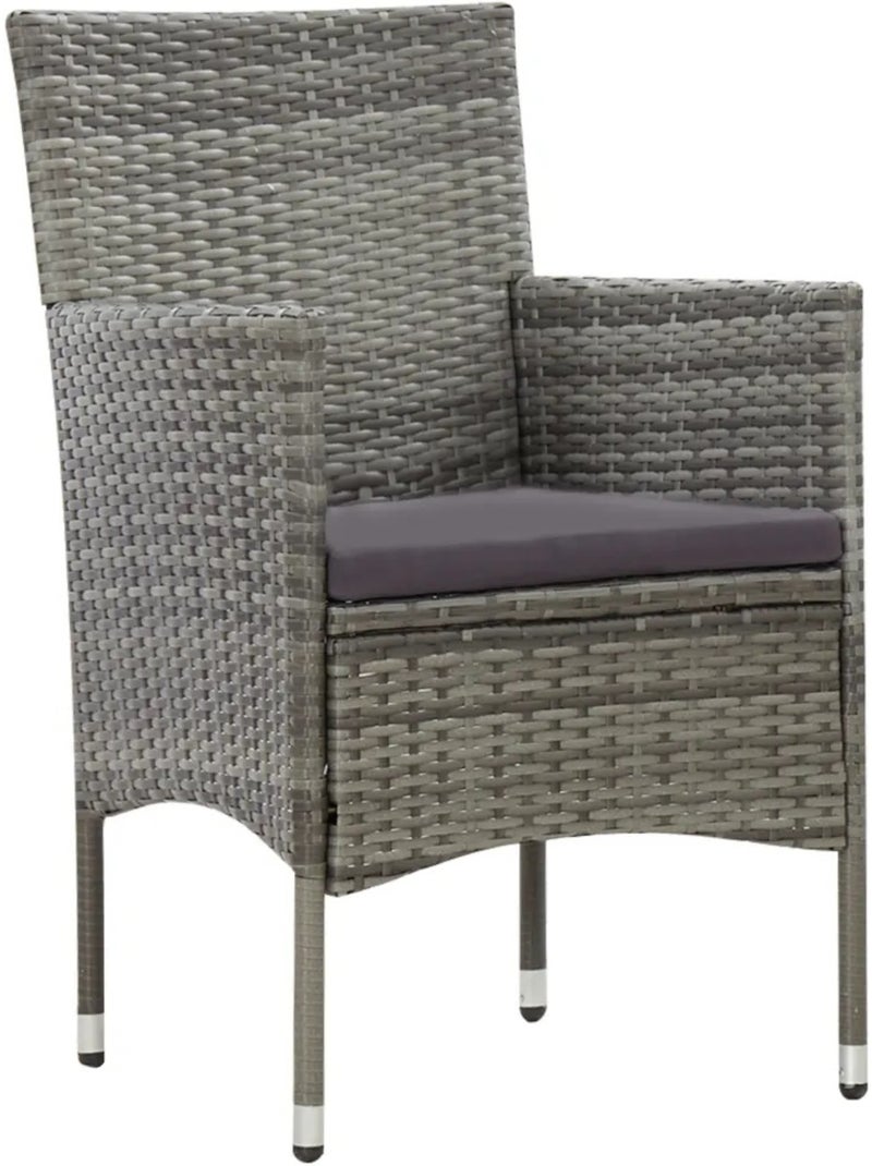 Salon de jardin confortable 4 pièces Gris clair - Kiabi