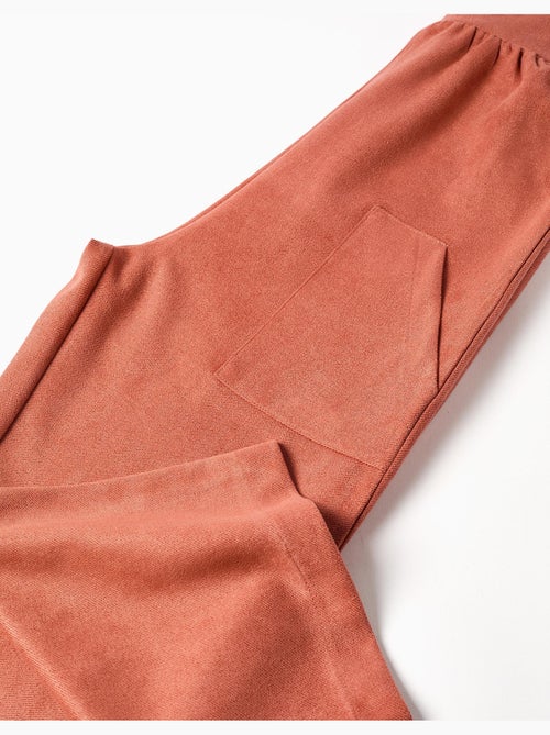Salopette à jambe large en maille interlock avec poches - Kiabi