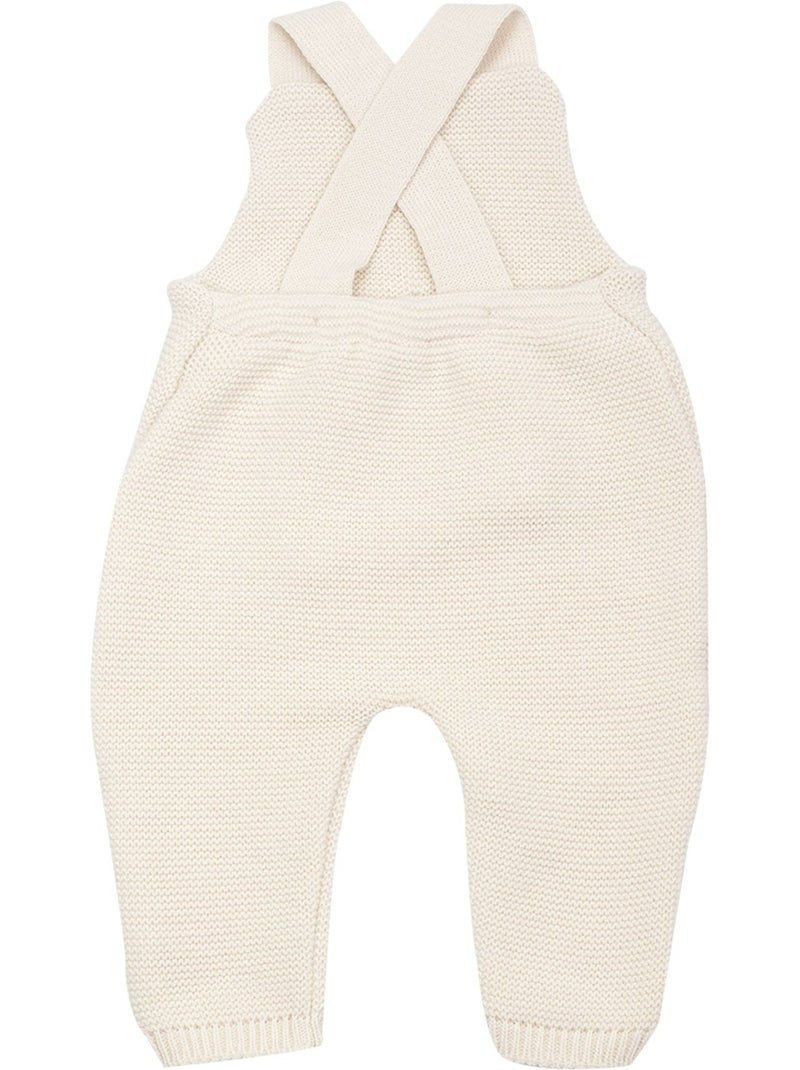 Salopette bébé en maille Beige - Kiabi
