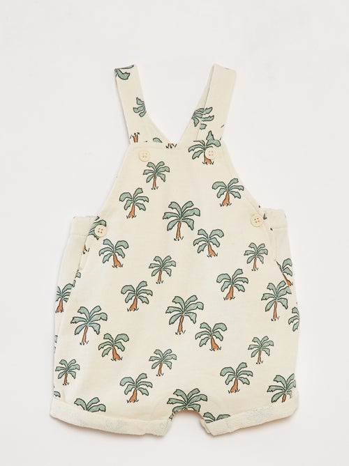 Salopette courte à bretelles croisées - Kiabi