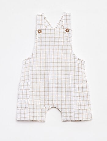 Salopette courte à carreaux 'Name It'