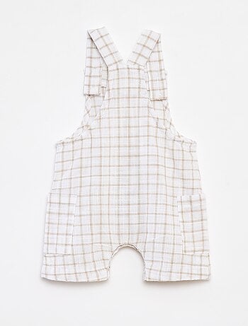Salopette courte à carreaux 'Name It'