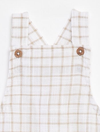 Salopette courte à carreaux 'Name It'