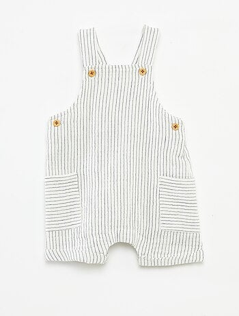 Salopette courte en gaze de coton 'Name it'