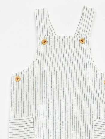 Salopette courte en gaze de coton 'Name it'