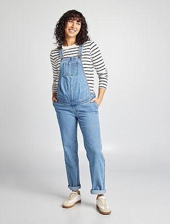Salopette de grossesse en denim stretch