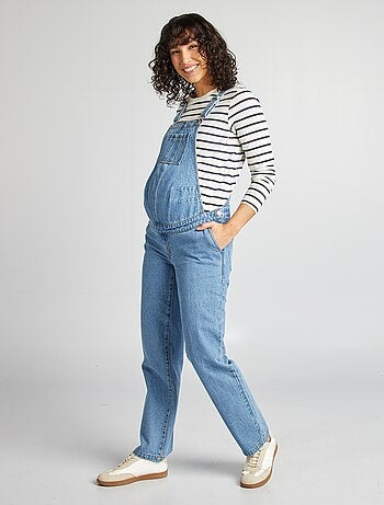 Salopette de grossesse en denim stretch