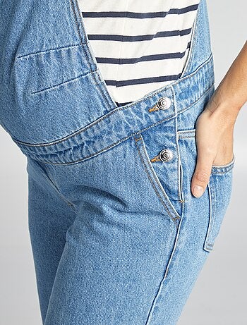 Salopette de grossesse en denim stretch