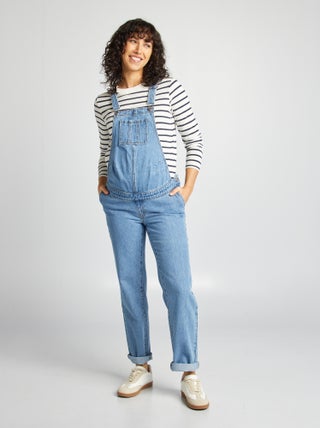 Salopette de grossesse en denim stretch