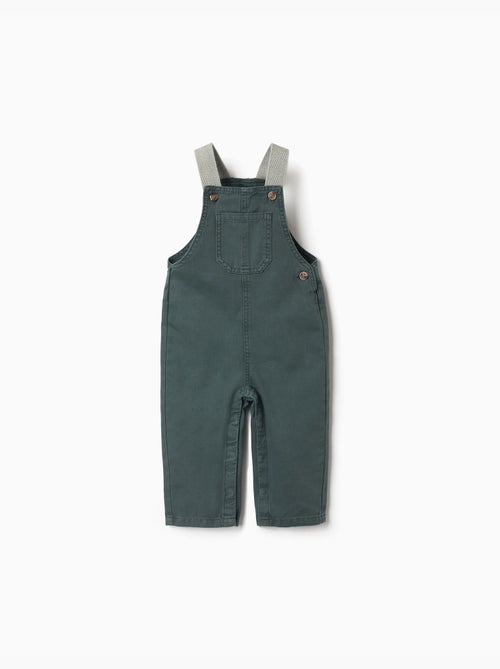 Salopette en coton avec poches - Kiabi