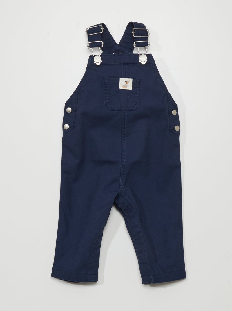Salopette en coton Bleu marine - Kiabi