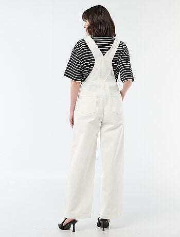 Salopette en denim avec poche devant