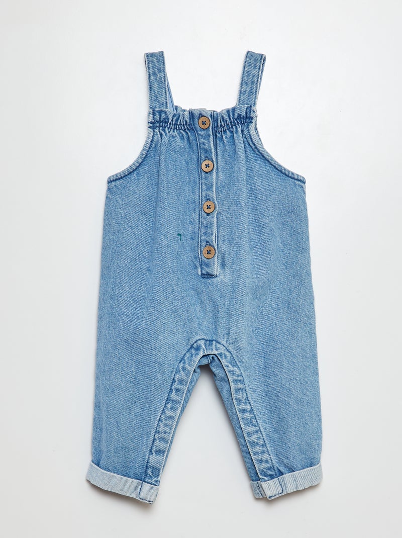 Salopette en denim Bleu - Kiabi