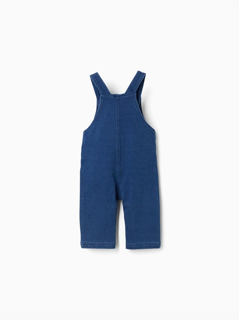 Salopette en jean avec bretelles réglables Bleu Bleu - Kiabi