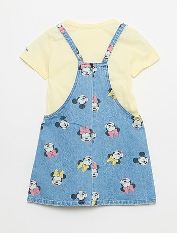 Salopette en jean avec volants