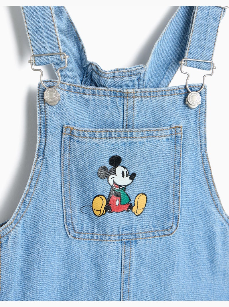 Salopette en jean « mickey » © disney, mo fashion Bleu - Kiabi