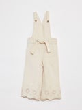 Salopette en twill Blanc - Kiabi