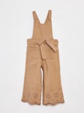 Salopette en twill Marron - Kiabi