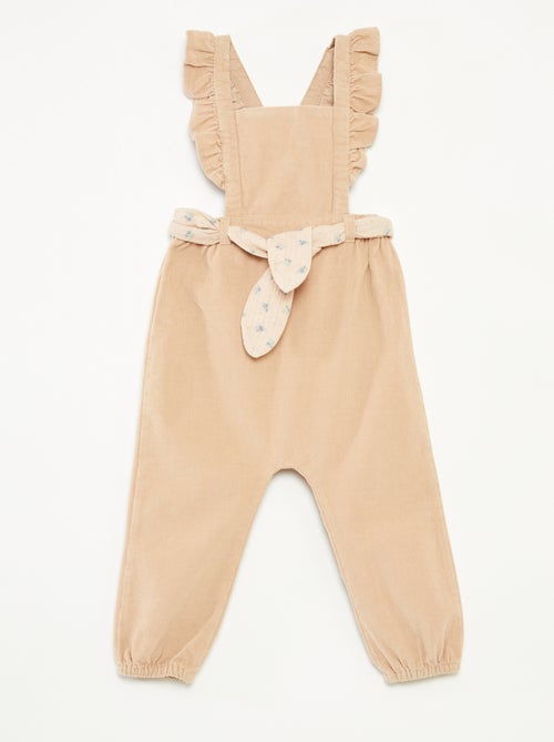 Salopette en velours - Kiabi