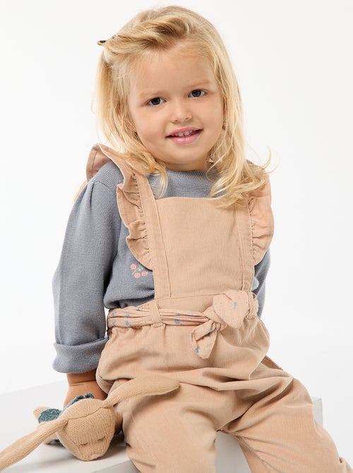 Salopette en velours - Kiabi