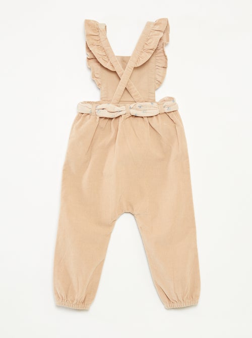 Salopette en velours - Kiabi