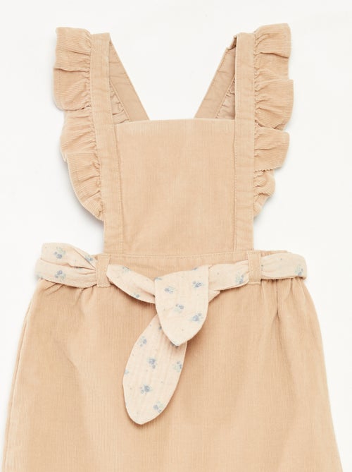 Salopette en velours - Kiabi