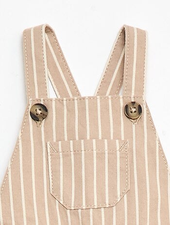 Salopette légère avec bretelles ajustables